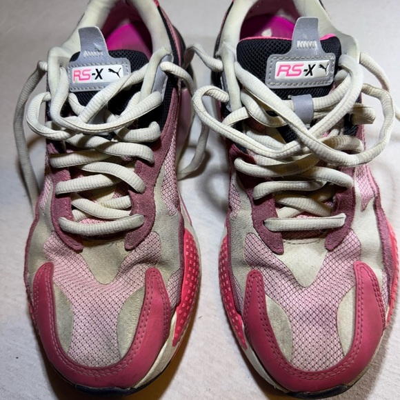 Puma Pink and White Athletic Shoes - Picture 2 of 7